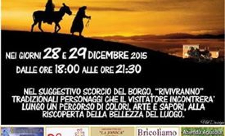 Presepe vivente nella Parrocchia di San Giulio I Papa, Terzo Cavone – 2015