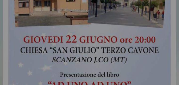 Presentazione del libro “Ad uno ad uno”