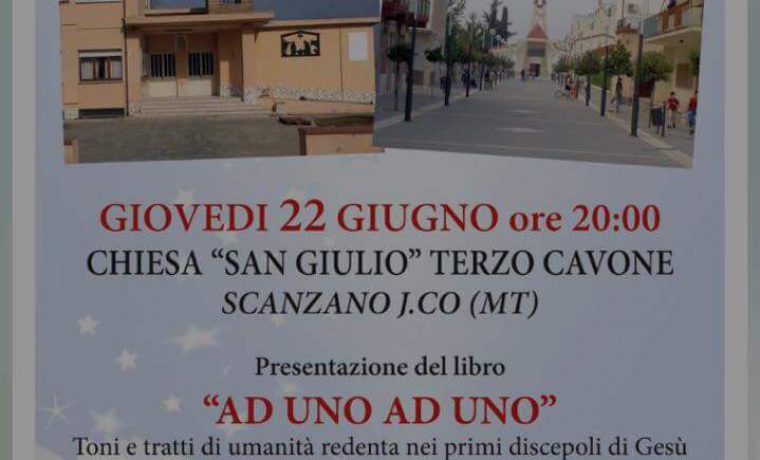 Presentazione del libro “Ad uno ad uno”