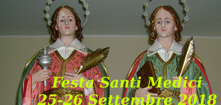 Premi riffa Santi Medici | 25-26 Settembre 2018