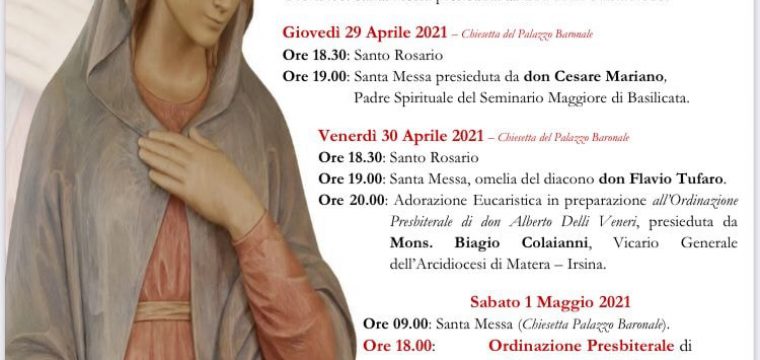 Novena Festa Patronale Maria Santissima Annunziata