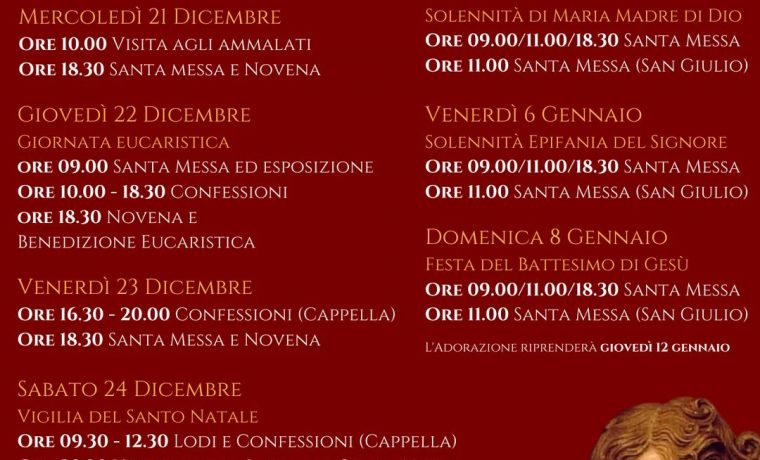 Programma Santo Natale 2022